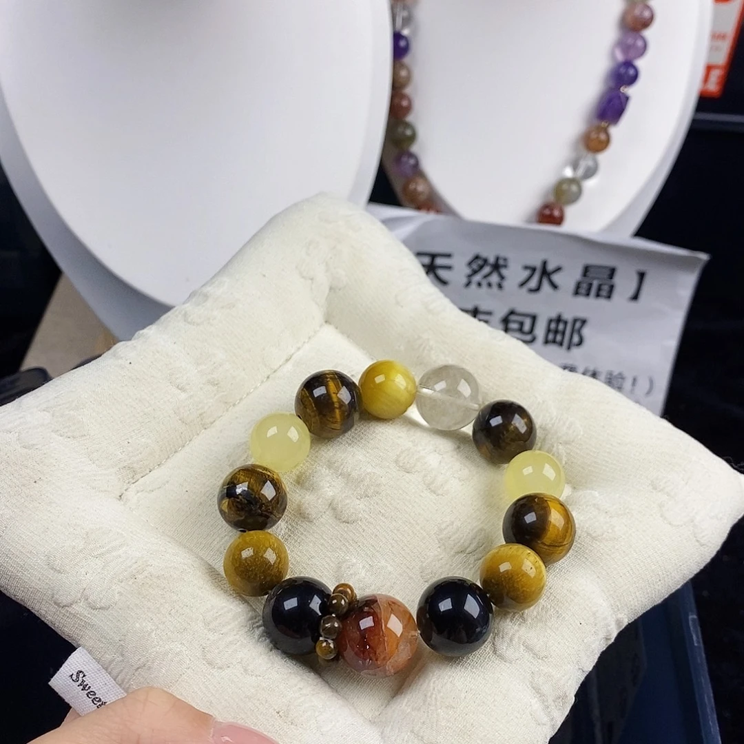 手链水晶银S925镶嵌