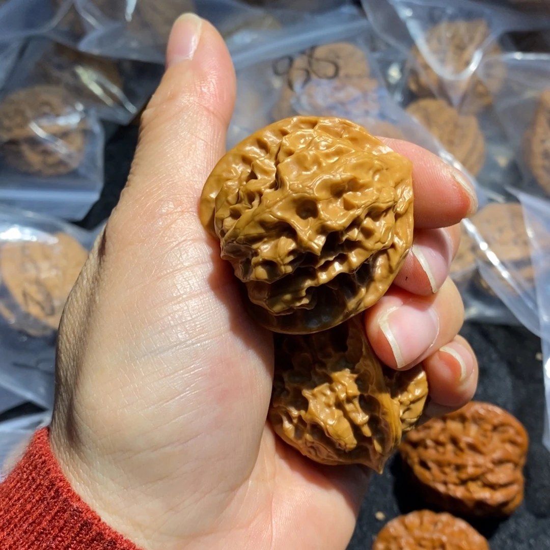 吊坠文玩核桃玉玲珑4949