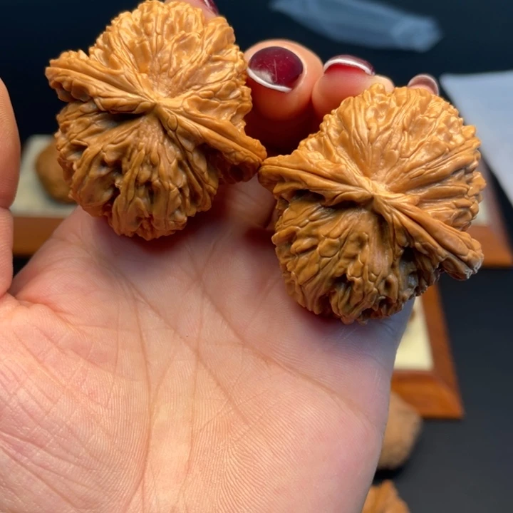 吊坠文玩核桃白狮子