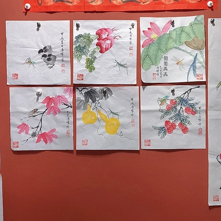 国画冯伟老师手绘国画作品音浩