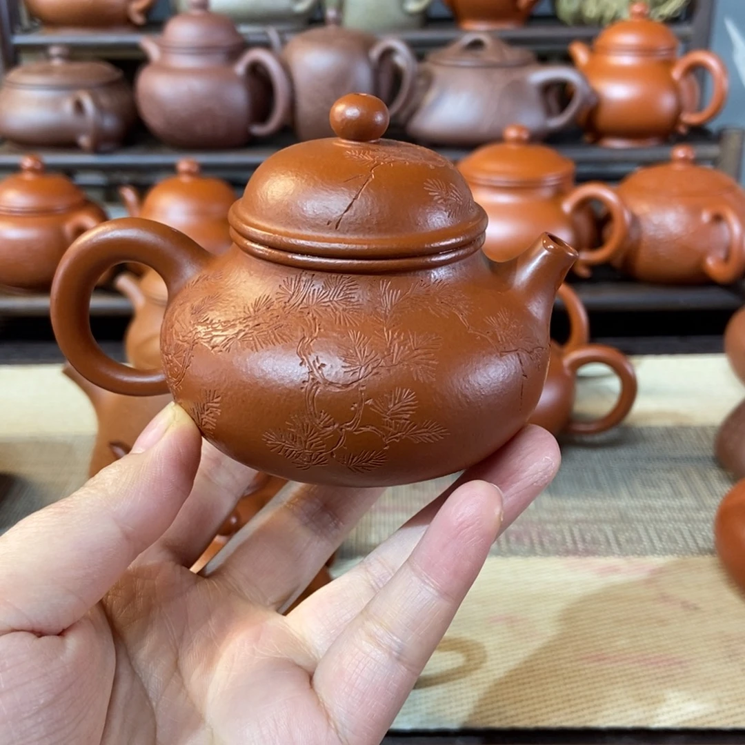 浮***。茶壶紫砂全手工制作工艺流程原料制作方法将