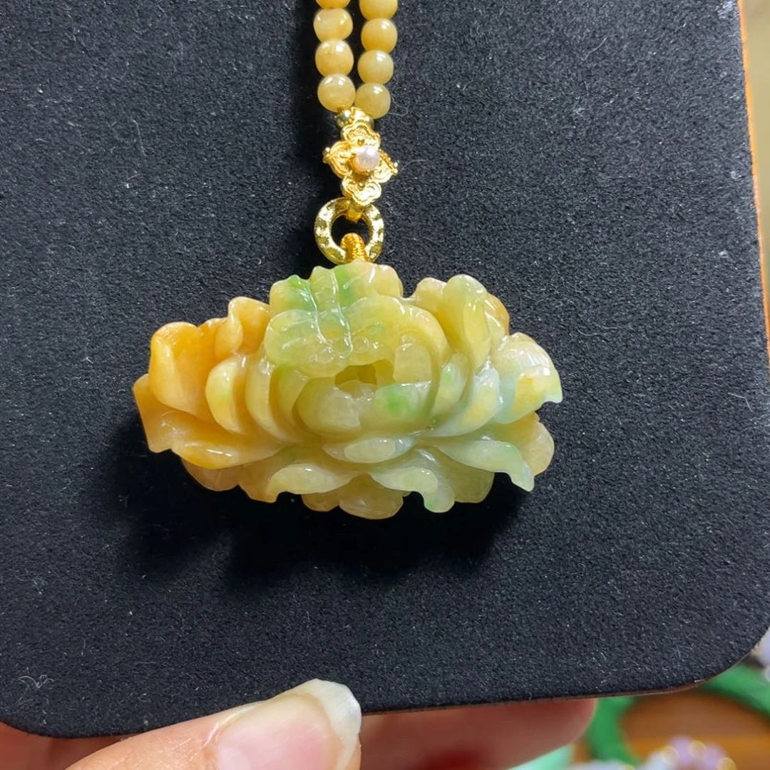 翡翠未镶嵌颈饰天然翡翠