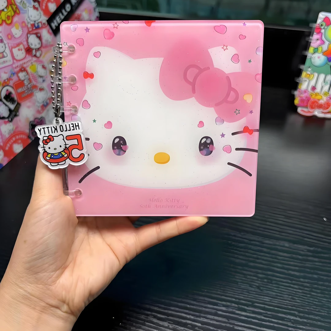 DIY亚克力片片活页本绘画手作本创意卡通Kitty未来主题周边礼物