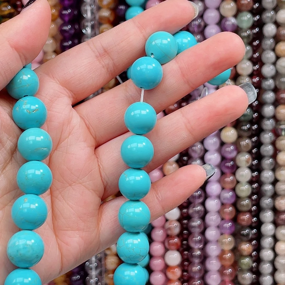 水晶手链未镶嵌绿松石12