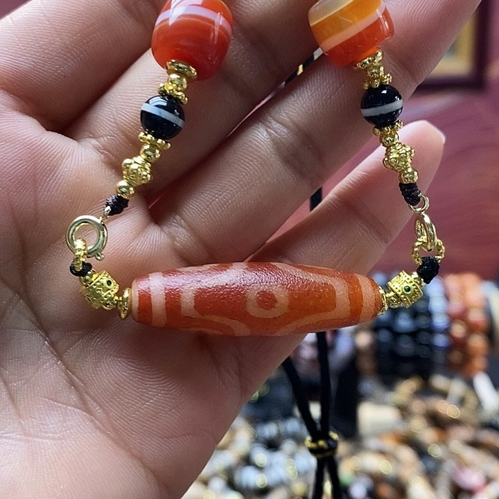 玛瑙/玉髓合金颈饰