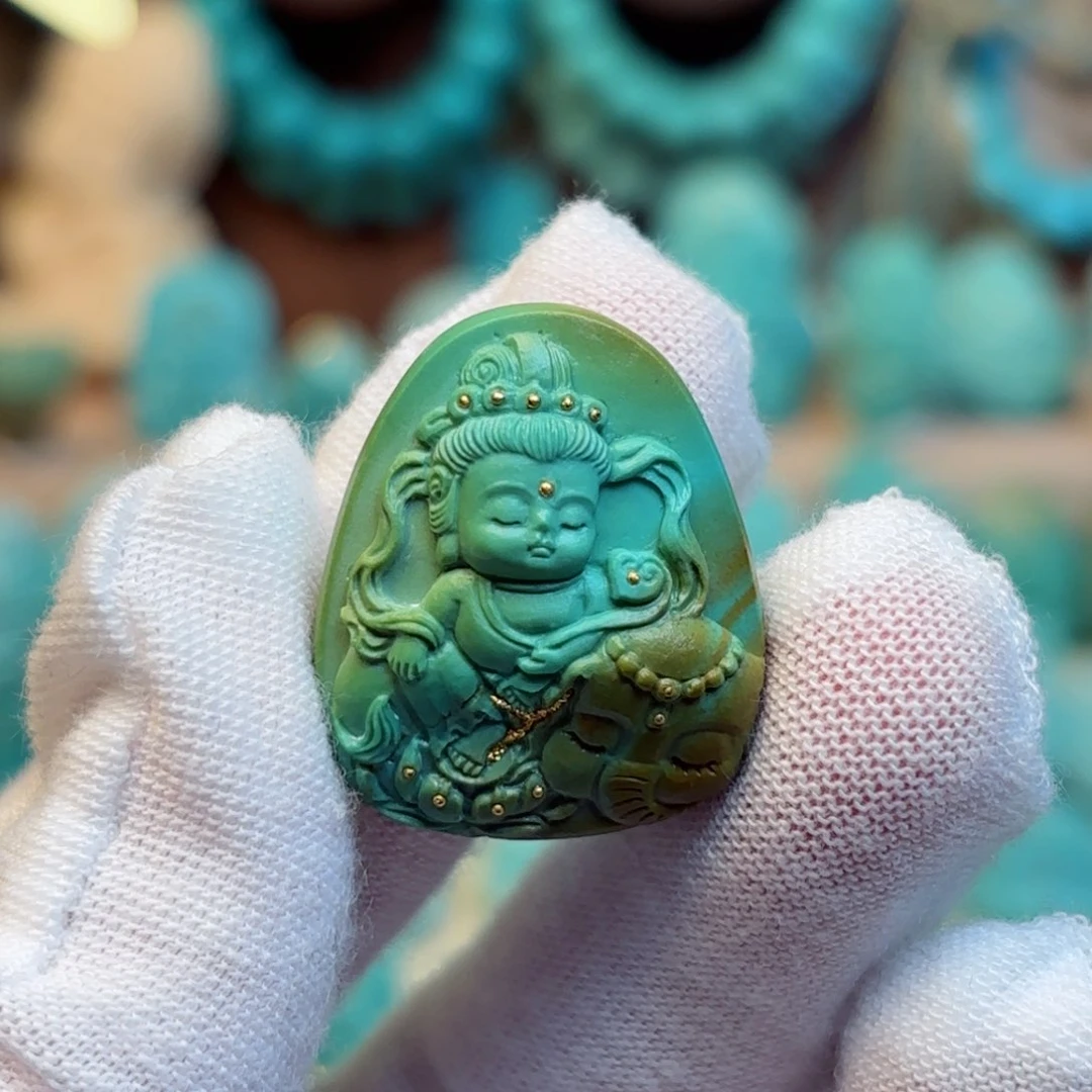 绿松石配饰未镶嵌