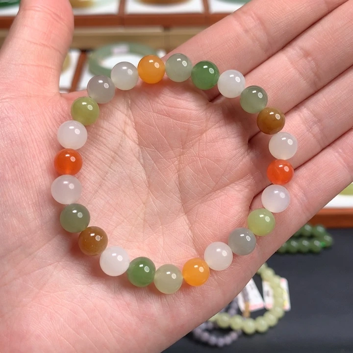 和田玉手串未镶嵌