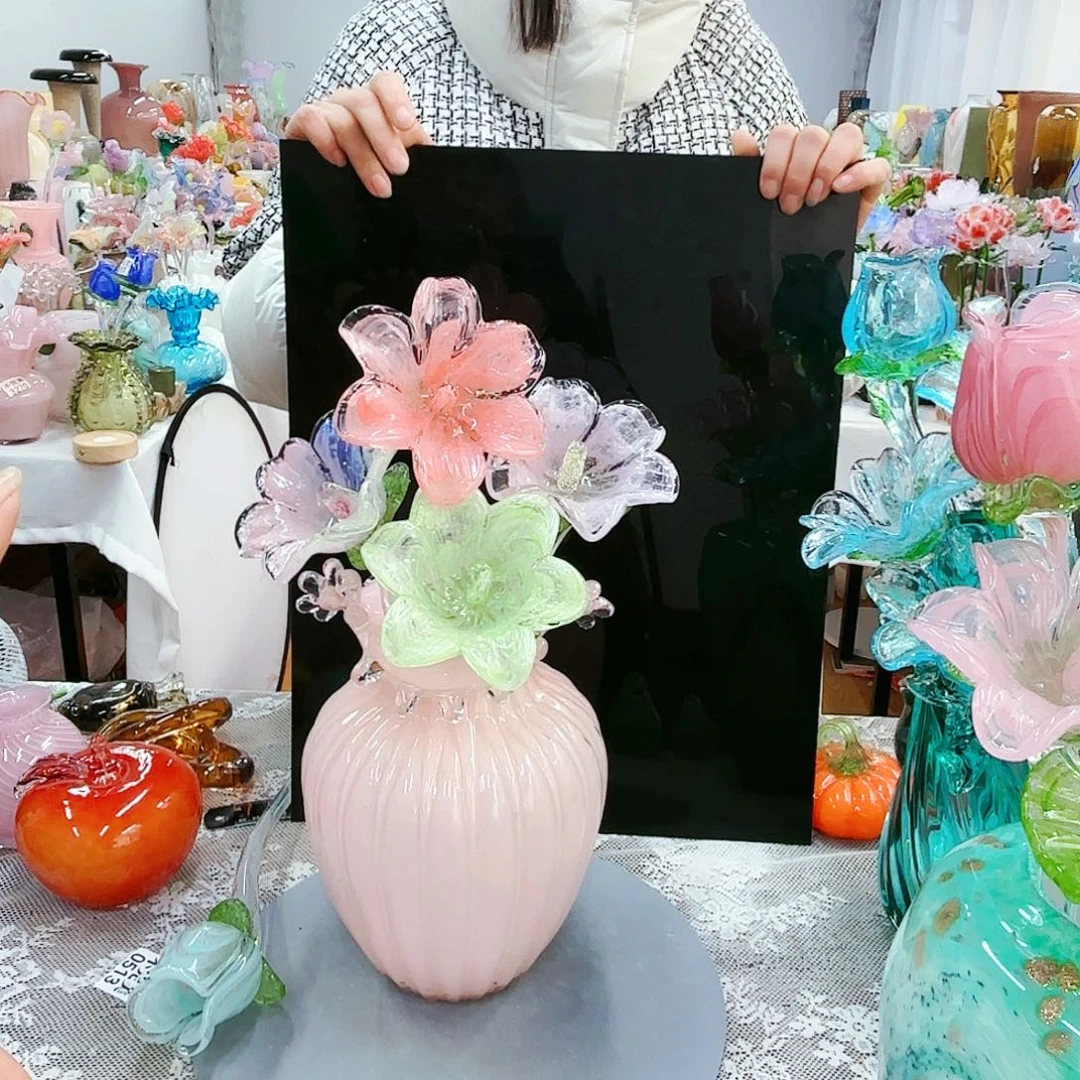 福利不退不换琉璃花瓶艺术品