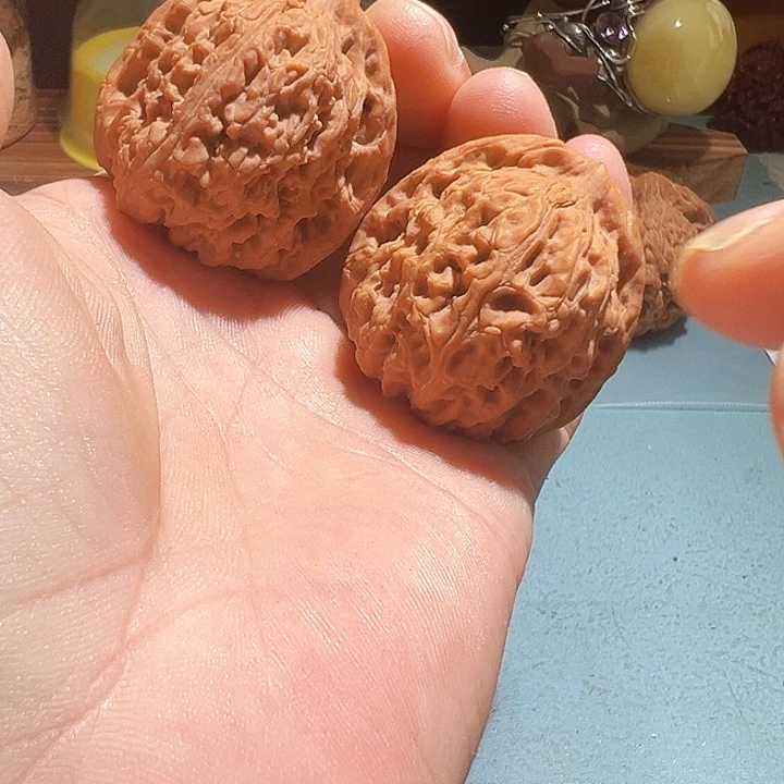 文玩核桃把件南疆石37