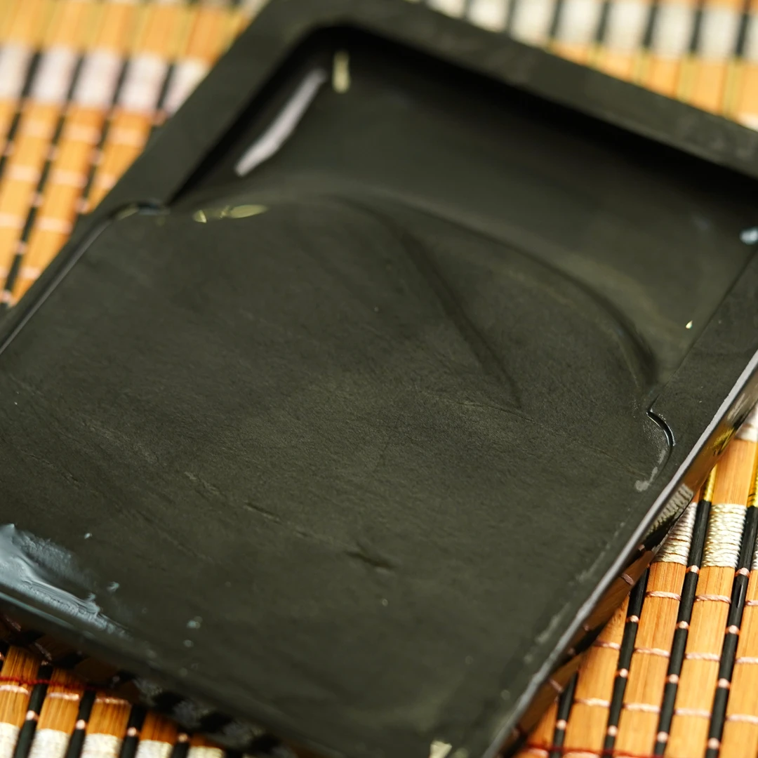 7号眉子坑细眉纹长方门字砚歙砚老坑孤品砚台