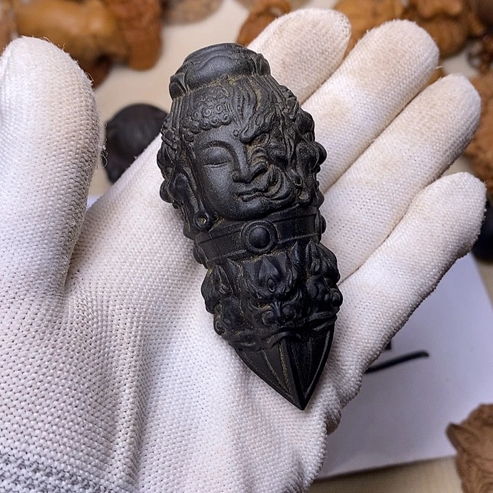 檀香木手串/手链老山檀香阴沉大杵杵把件