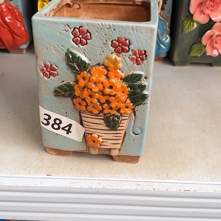 粗陶材质多肉花盆