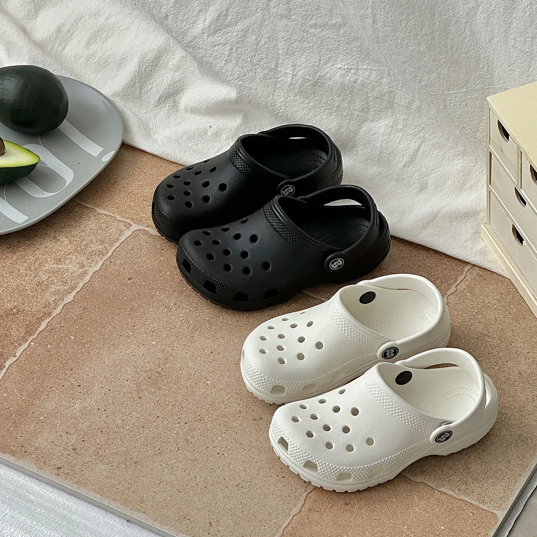 5106澳系洞洞鞋后跟带童鞋春夏男女童拖鞋