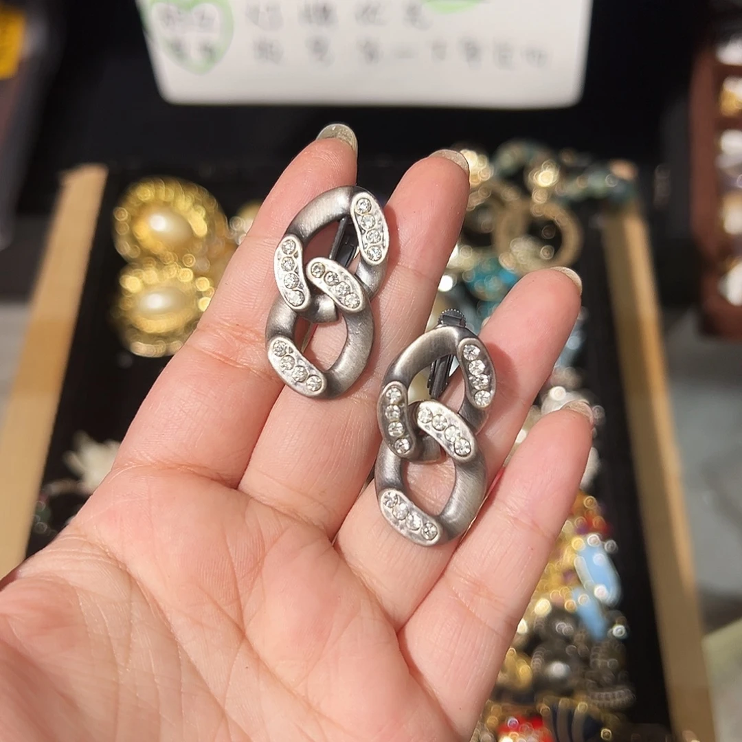 纯铜合成碳硅石耳夹 不退换