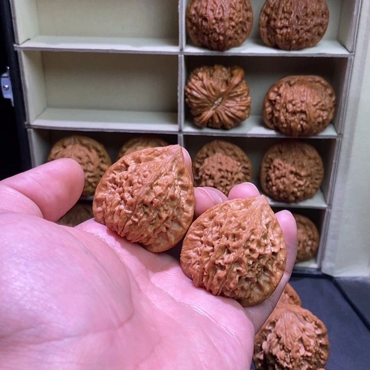 吊坠文玩核桃原树朱雀40