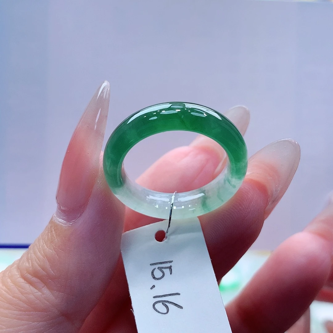 翡翠未镶嵌戒指缅甸A货