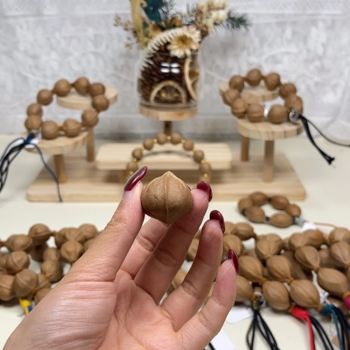 绝***鼠橄榄核手串/手链24.25精品梅林铁核单颗