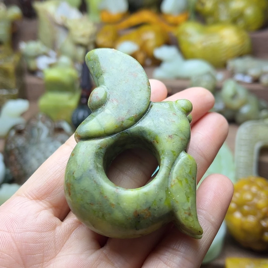 白玉菩提吊坠12。。