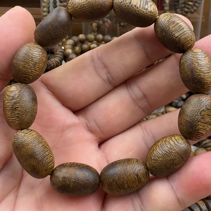 沉香手串鸟身手串11克加