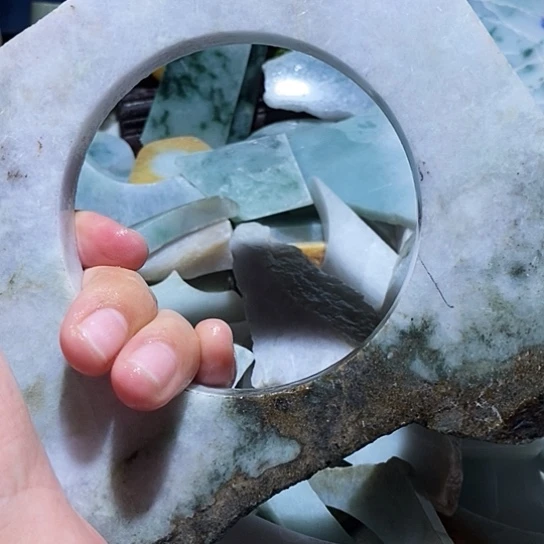 翡翠散珠边角料250