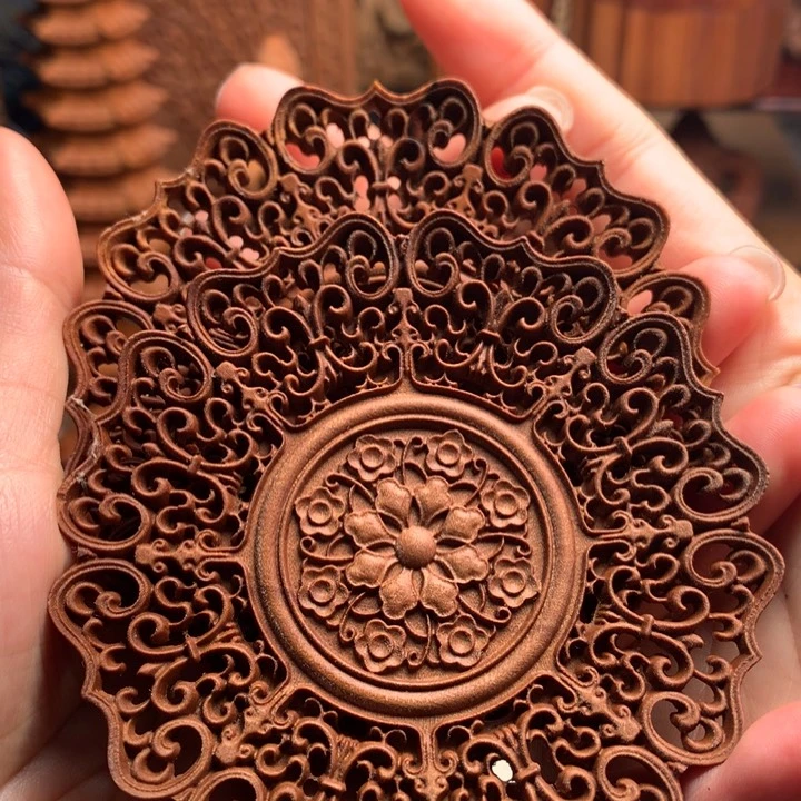 檀香木把件老山檀香瑕疵