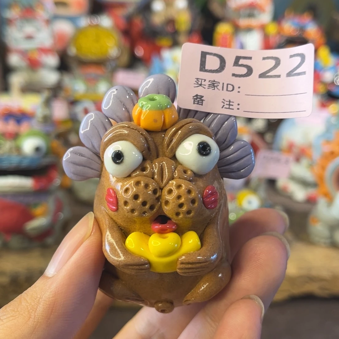 泥塑纯手工茶宠摆件