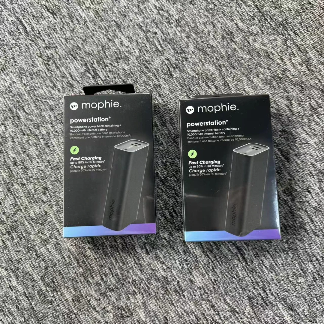 准新品 Mophie 摩尔菲 10000毫安便携式充电宝 移动电源 双C口30W