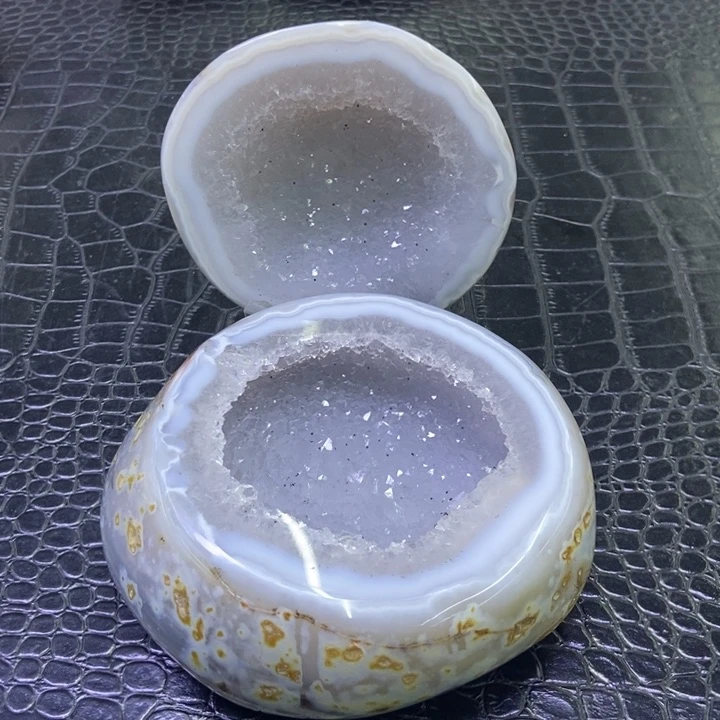 水晶珠宝半成品未镶嵌聚宝盆（小修）