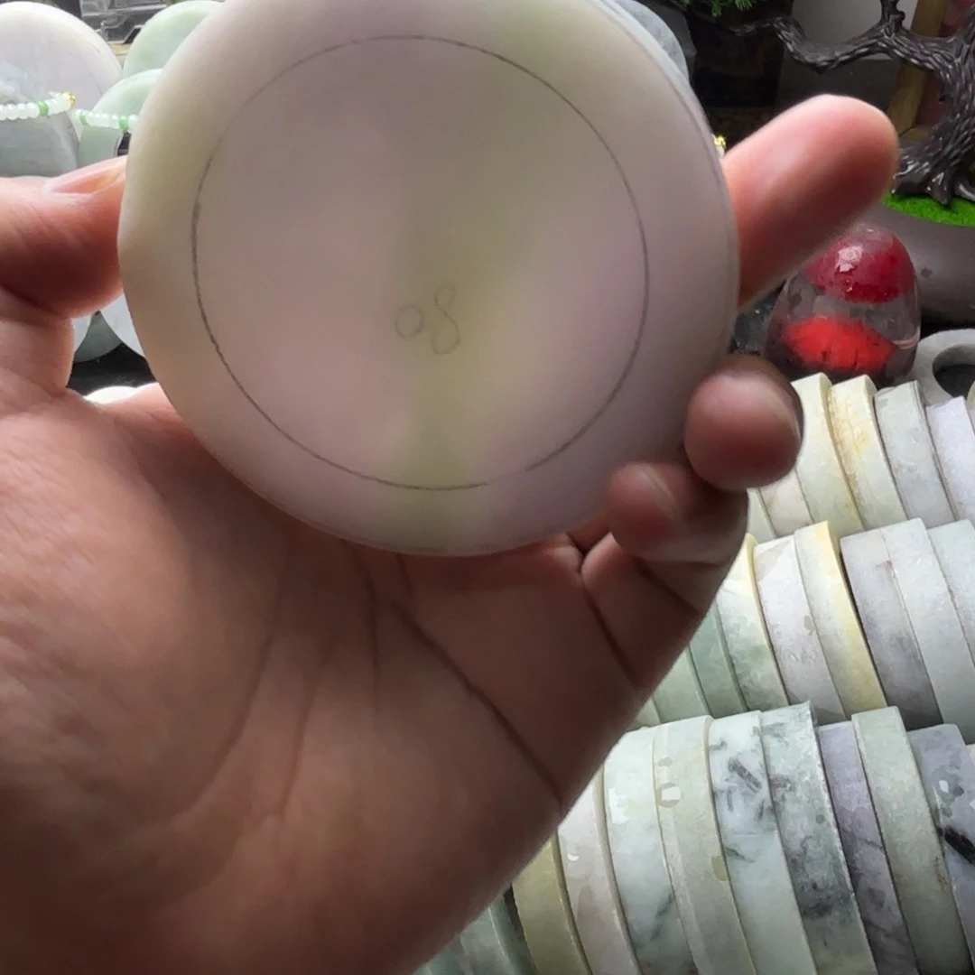 朴***花未镶嵌定制翡翠翡翠手镯定制