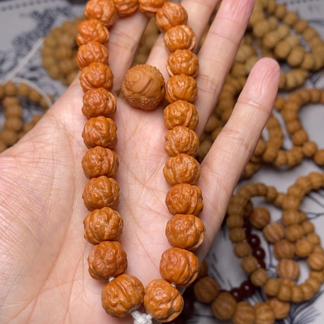 猴头核桃吊坠金蟾手持