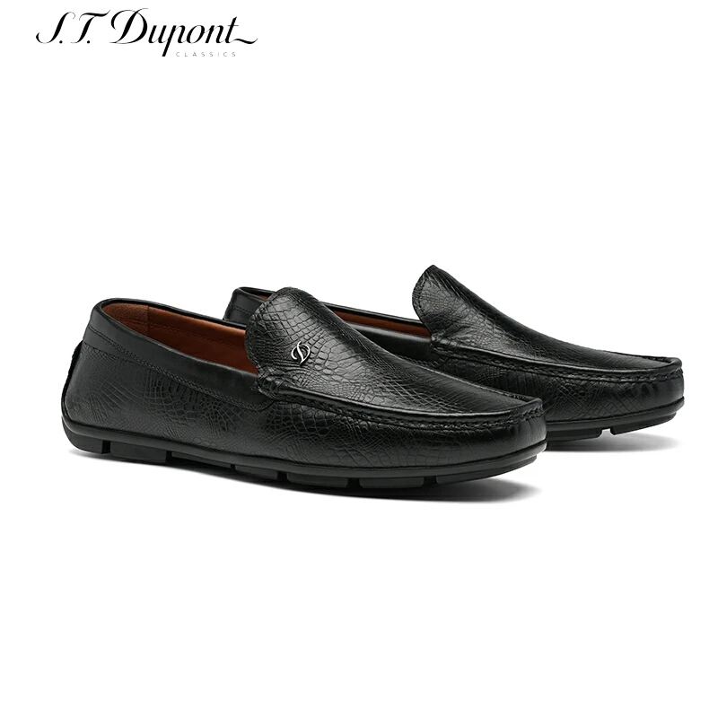 S.T. Dupont/都彭Defi 风尚系列新款男一脚蹬乐福鞋舒适休闲皮鞋