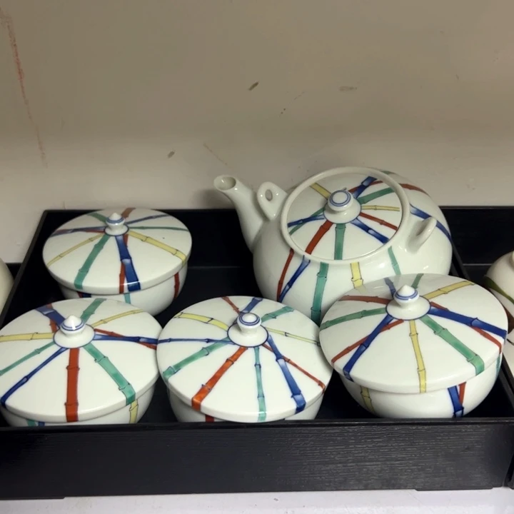 盖碗瓷器直播放漏中