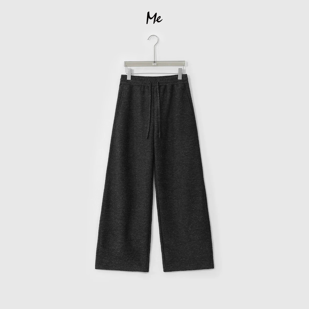 ME【慕尼弯刀裤（加绒）】超细美利奴绵羊毛圈圈纱保暖裤子MESA5370