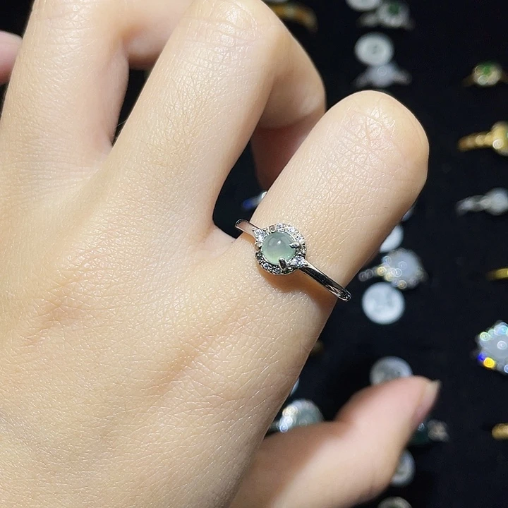 承***千翡翠未镶嵌戒指戒指