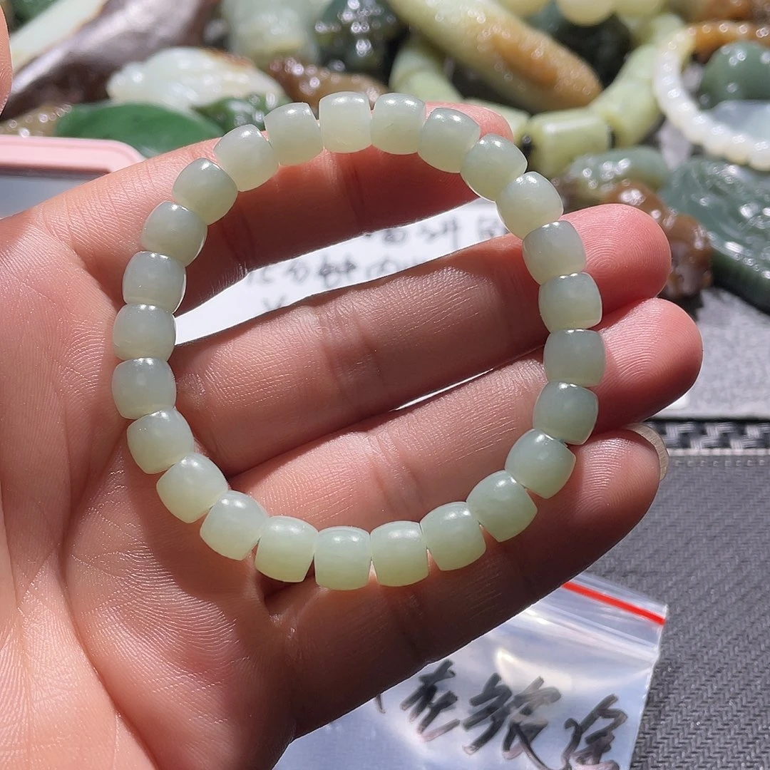 和田玉（糖玉）未镶嵌手链