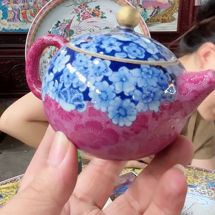 摆件景德镇高温陶瓷壶