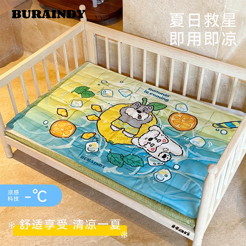 【BURAINDY】雪纳瑞原创周边夏日宠物冰垫牛津布耐抓防水夏季冰凉