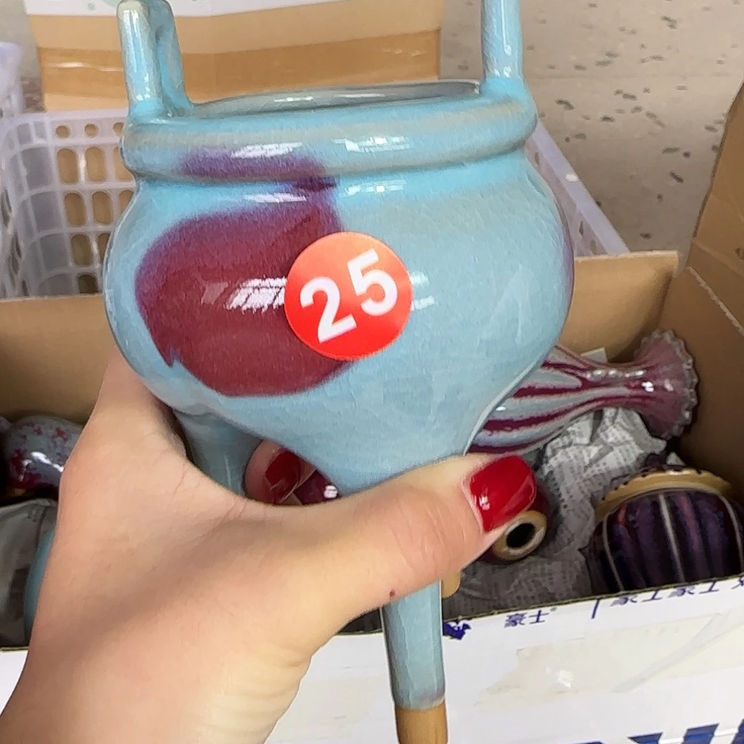 陶摆件郑家钧窑摆件