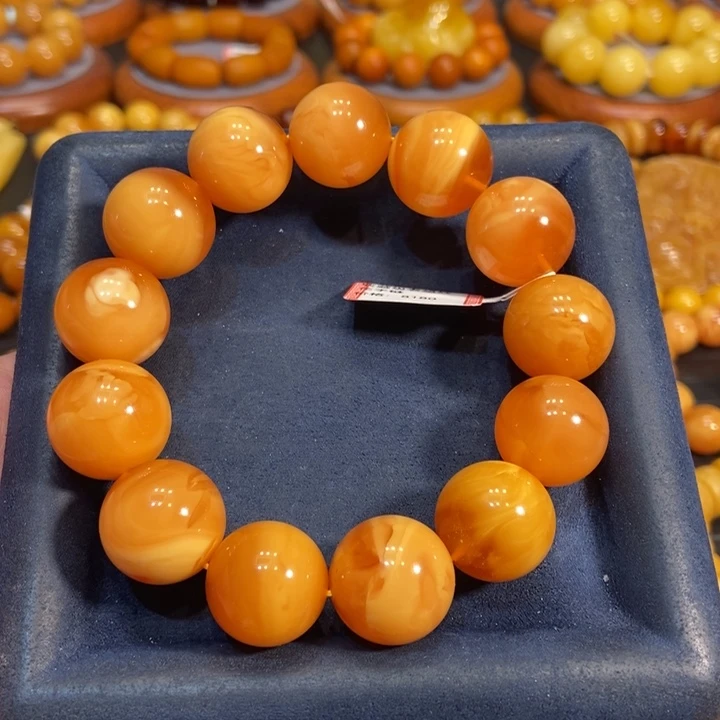 蜜蜡手链未镶嵌用****7蜜蜡