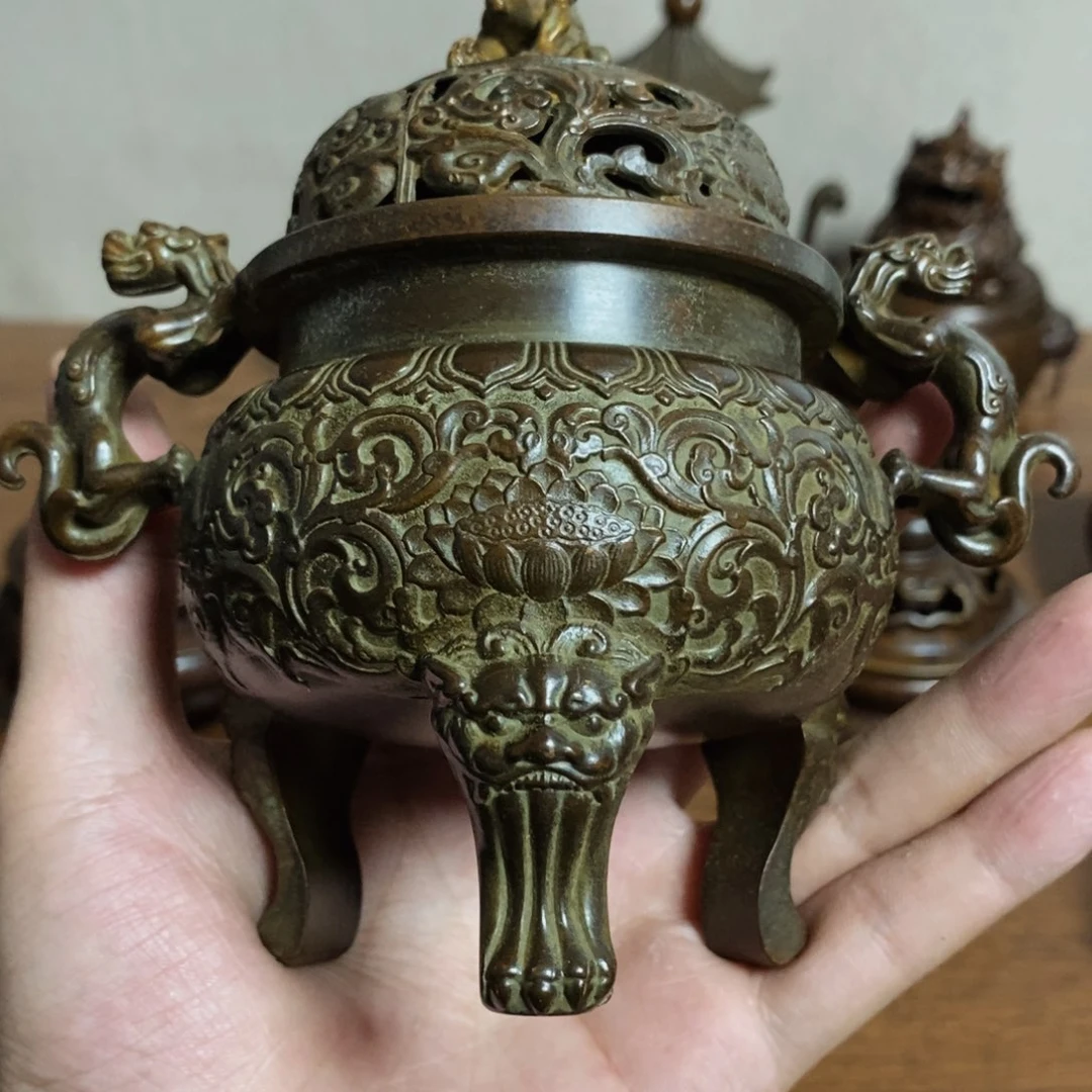 铜盛世铜炉铜器香炉工艺品