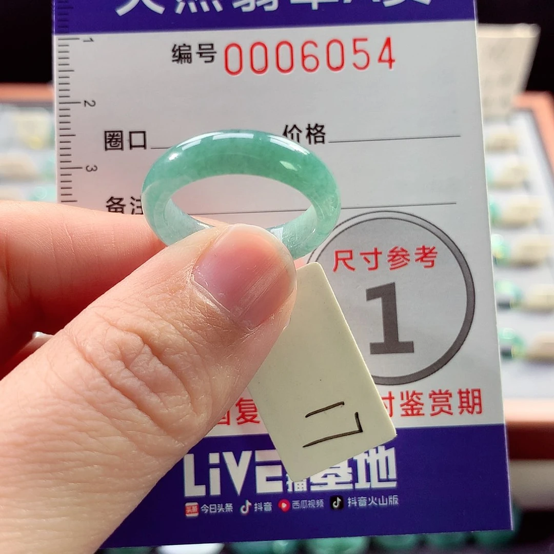翡翠戒指未镶嵌17号