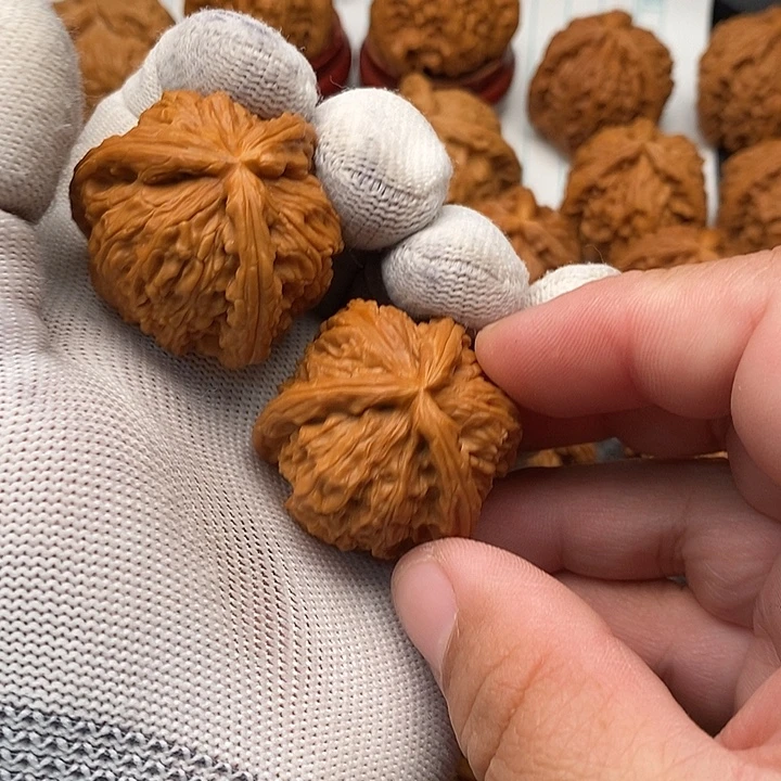 核桃手串/手链拼接白狮子46