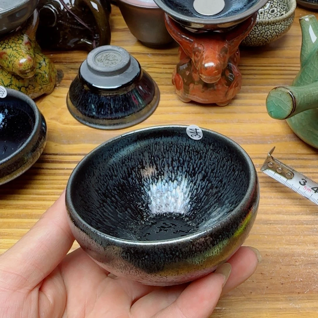 茶盏建窑建盏茶器微瑕