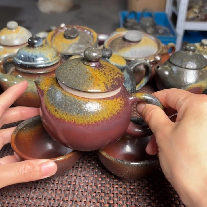 茶杯紫砂西施鸡心240