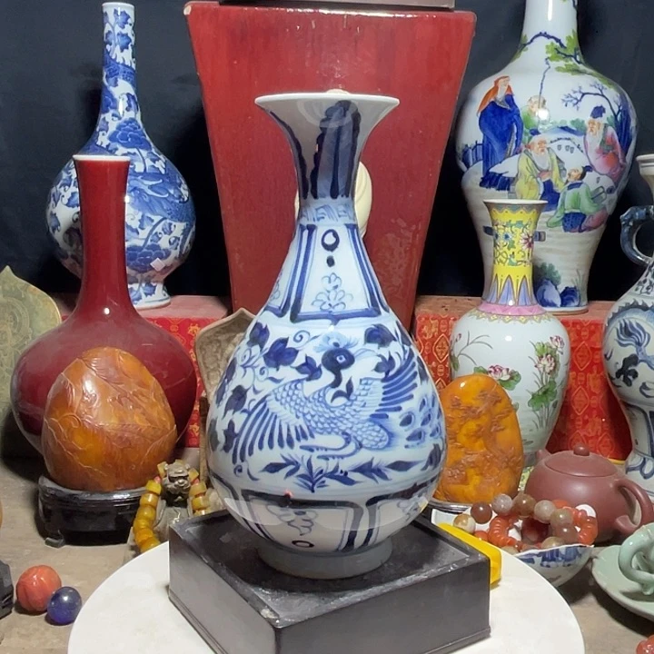 瓷片青花瓷器手工制作