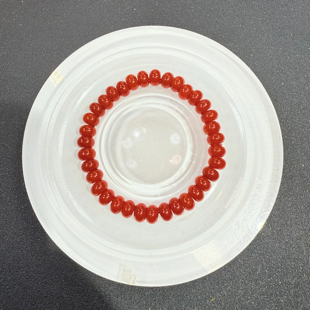 红色8mm手串发一条I54