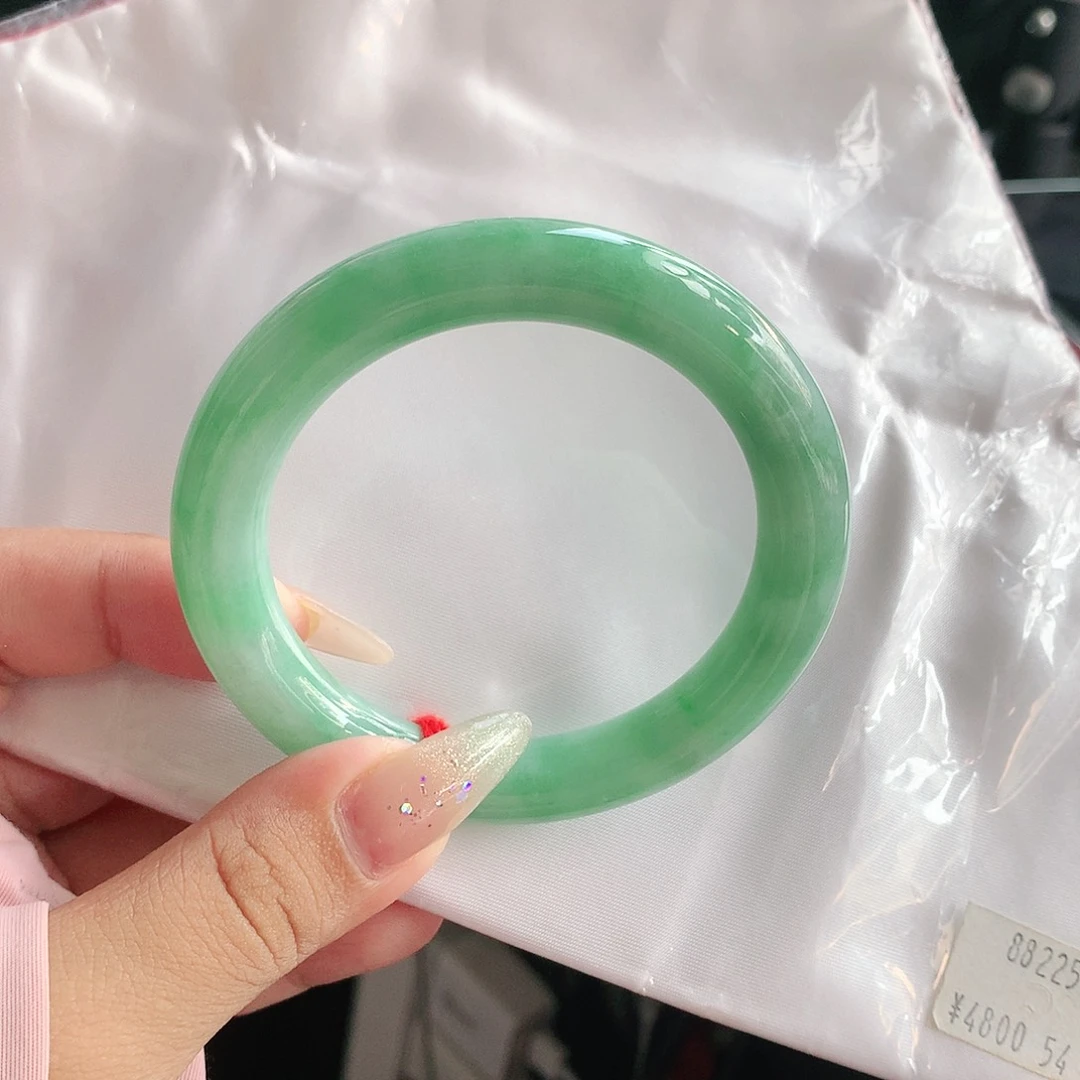 未镶嵌手镯翡翠54圈2256