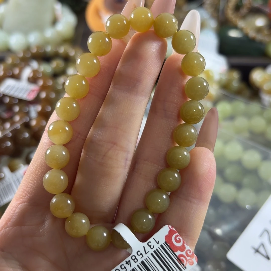 和田玉未镶嵌手链124