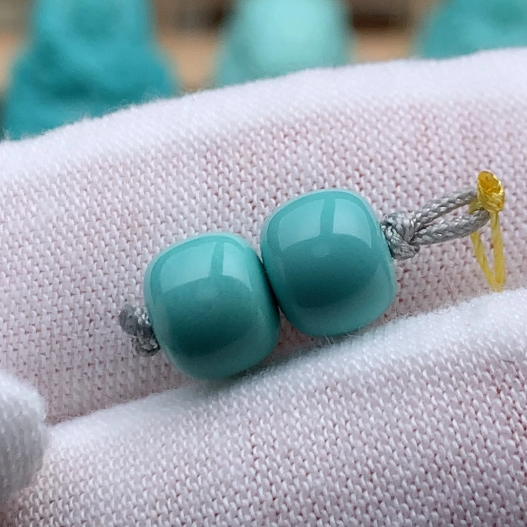 绿松石未镶嵌珠宝奇石7.7mm