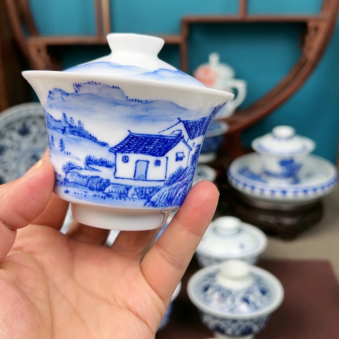 盖碗景德镇陶瓷茶器